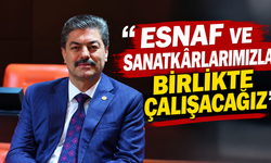 Milletvekili Erkan’dan Esnaf ve Sanatkârlara Destek Mesajı