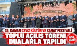 Bakan Çiftçi Kaman’da 14 Yatırımın Açılışını Yaptı