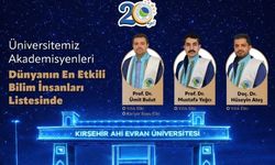 KAEÜ'den 3 Akademisyen Dünya Listesinde