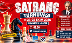 Kırşehir’de Satranç Turnuvası Düzenlenecek