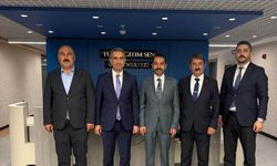 Hüdai Pakel’den Türk Eğitim-Sen Genel Merkezine Ziyaret