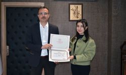 Dr. Aleyna Tekeli’ye Hizmetlerinden Dolayı Teşekkür