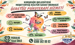 Kırşehir Belediyesi’nden Ücretsiz Psikoterapi Hizmeti