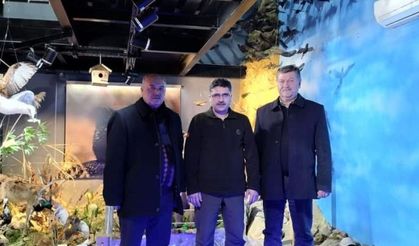 Yıldırım ve Turgut, DKMP Müdürü Tezer ile bir araya geldi