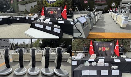 İstanbul'da kaçakçılık operasyonunda 6 bin 123 ilaç ve 194 tıbbi cihaz ele geçirildi
