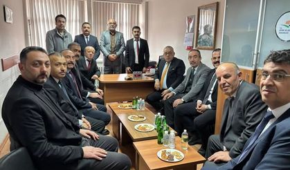 MHP’den Mustafa Yıldırım’a Hayırlı Olsun Ziyareti