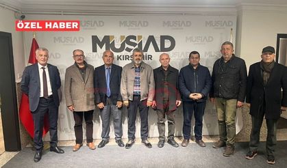 Kamanlılar Derneği’nden MÜSİAD Kırşehir Şubesi’ne Ziyaret