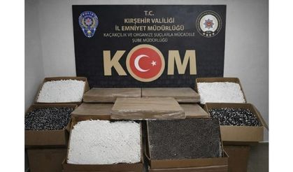 Kırşehir’de 90 Bin Makaron Ele Geçirildi