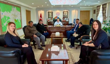 Görme Engelliler Derneği’nden Müdür Gülşen’e Ziyaret