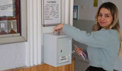 Kırşehir Endüstri ve Meslek Lisesi'nde Ahiliğin 'orta sandığı' geleneği yaşatılıyor