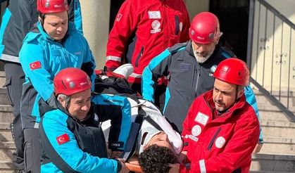 Ahi Evran Proje Anadolu Lisesinde Afet Tatbikatı