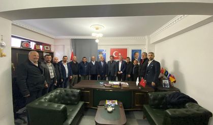 Kamanlılar Derneği'nden Anahtar Parti’ye Bayram Ziyareti