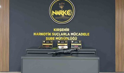 İkamete operasyon: Uyuşturucu ve silah ele geçirildi