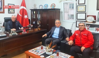 KAYSADER Başkanı İsmail Kaya ve Halk Ozanı İbrahim Düğer’den Gazetemize Ziyaret