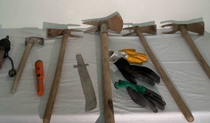 Kırşehir'de kaçak kazıya suçüstü: 2 gözaltı