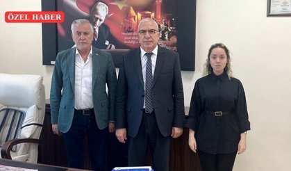 Hemşehrimiz İbrahim Özata’ya Murat Sürmeli'den Hayırlı Olsun Zİyareti