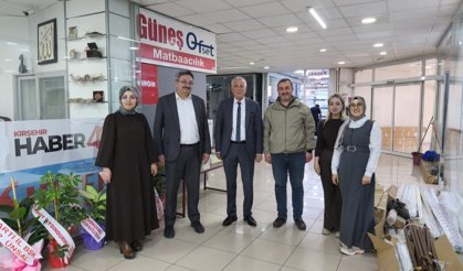 Kırşehir Ahi Evran Üniversitesi'den Memleket Gazetesi’ne yıl dönümü ziyareti