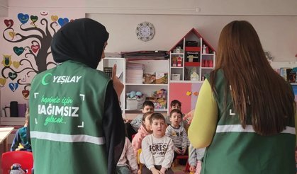 Yeşilay’dan Miniklere Sağlıklı Yaşam Eğitimi