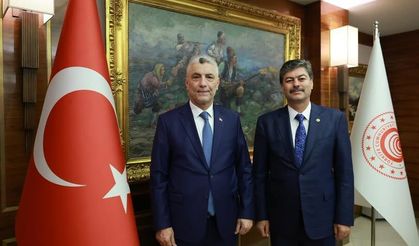 Necmettin Erkan ve Bakan Ömer Bolat Kırşehir’i Görüştü