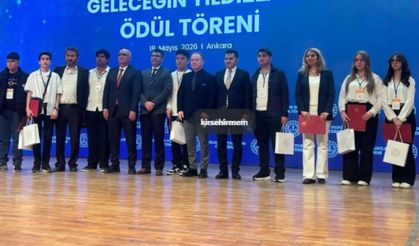 Geleceğin Yıldızları Ödül Töreninde Kırşehir Gururu