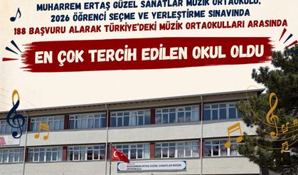 Muharrem Ertaş Güzel Sanatlar Müzik Ortaokulu Türkiye Birincisi Oldu