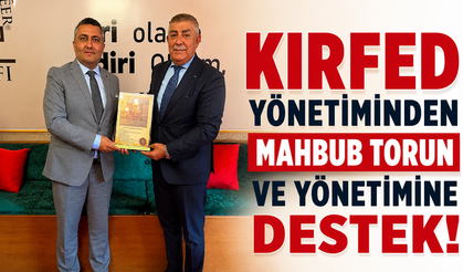 KIRFED'den  Kırşehirliler Vakfı'na Anlamlı Ziyaret