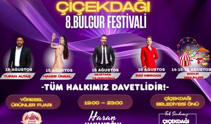 Çiçekdağı'nda Bulgur Festivali İçin Geri Sayım Başladı