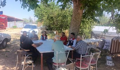 Kırşehir’de Üreticilerle Sahada Görüşme Yapıldı