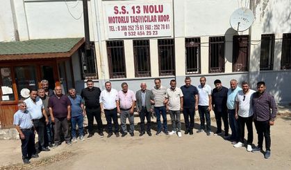 Şaban Çelik’ten 13 No’lu Motorlu Taşıyıcılar Kooperatifi’ne Ziyaret