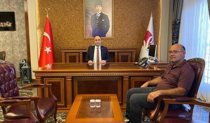 AYDIN ALTINOK’TAN KAYMAKAM YÜKSEL’E VEDA ZİYARETİ