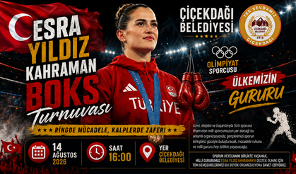 Çiçekdağı, Milli Boksör Esra Yıldız Kahraman'ı Ağırlayacak
