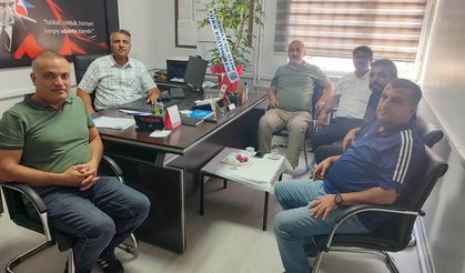 ERHAN UMUCU’YA YENİ GÖREV DÖNEMİNDE HAYIRLI OLSUN ZİYARETİ