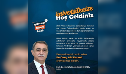 KAEÜ Rektörü Karahocagil’den Yeni Öğrencilere Mesaj