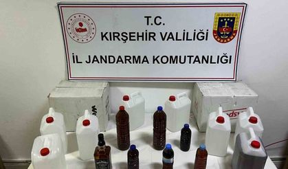 Kırşehir'de kaçak alkol operasyonu: 50 litre kaçak içki ele geçirildi