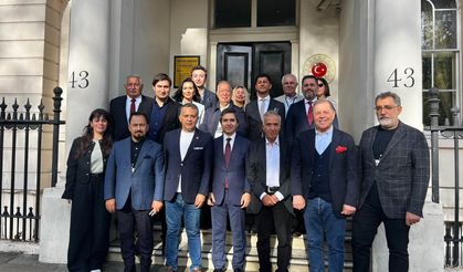KGK Heyeti Londra’da Büyükelçi Ertaş ile Bir Araya Geldi