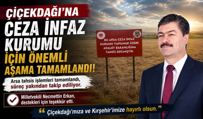 Necmettin Erkan duyurdu: Çiçekdağı’nda arsa tahsisi tamamlandı