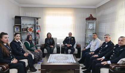 Emniyet Müdürü Görücü’den şehit ailesine anlamlı ziyaret
