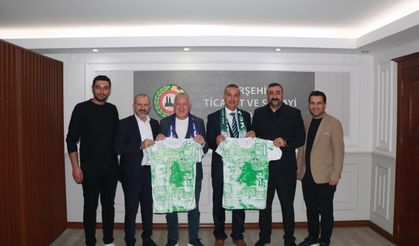 Kırşehirspor yönetiminden TSO’ya hayırlı olsun ziyareti
