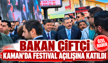 Bakan Çiftçi Kaman Ceviz Festivali’nde