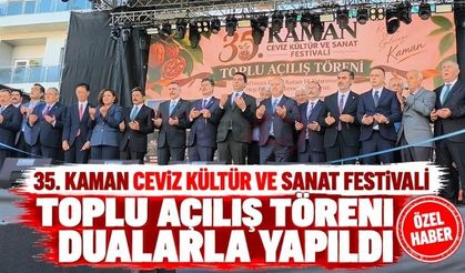 Bakan Çiftçi Kaman’da 14 Yatırımın Açılışını Yaptı
