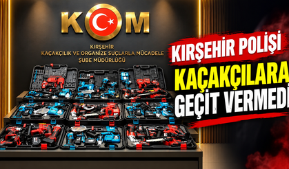 Kırşehir’de 88 Parça Kaçak Malzeme Ele Geçirildi