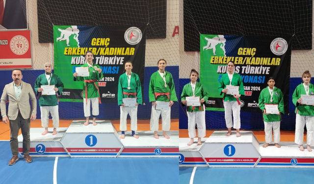 Kırşehirli sporcular Türkiye Şampiyonasında derece yaptı
