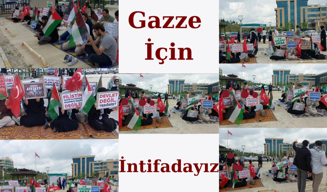 “Gazze İçin İntifadayız” dediler