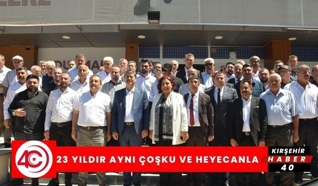 AK Parti Kırşehir'de 23 yıllık başarı yolculuğunu coşkuyla kutladı