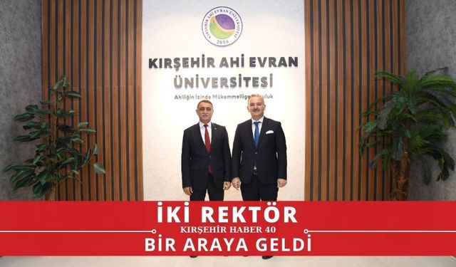 Harran Üniversitesi Rektörü Güllüoğlu, Rektör Karahocagil işe bir araya geldi