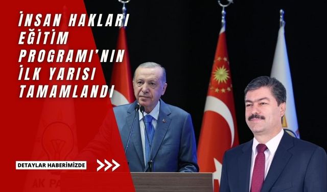 Vekil Erkan'dan İnsan Hakları Eğitim Programı hakkında açıklama