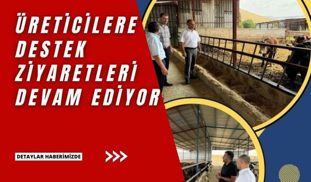 Kırşehir Tarım ve Orman İl Müdürlüğü'nden hayvancılık işletmelerine destek ziyareti