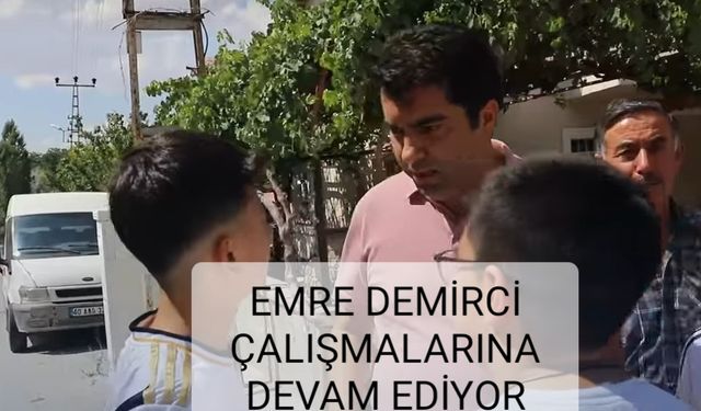 Emre Demirci'nin yoğun çalışma maratonu