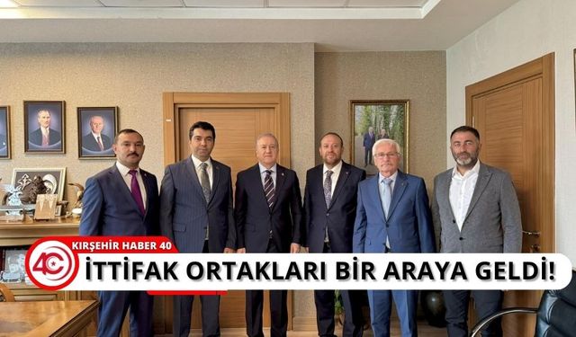 Kaman Belediye Başkanı Emre Demirci ve AK Parti İlçe Başkanı Yakup Eğri, MHP Genel Merkezi'nde!