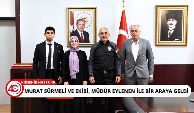 Müdür Eylenen’e “Hayırlı olsun” dileklerini sundular